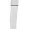 Ekena Millwork 5-in. W x 16-in. D x 22-in. H Burlington Architectural Grade PVC Knee Brace BRCP05X16X22BUR - alternate 4